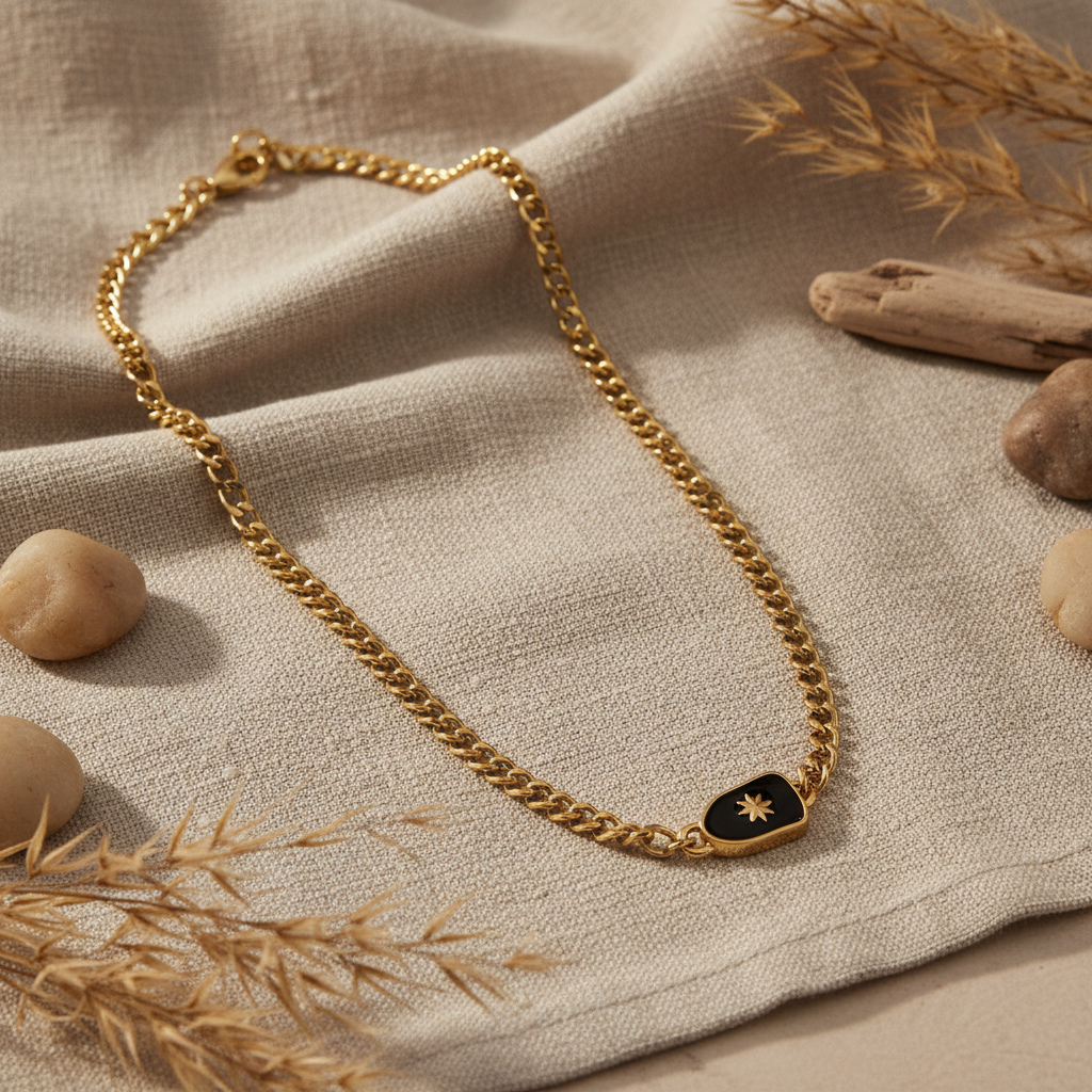 Collier Bohm Étoile Nuit