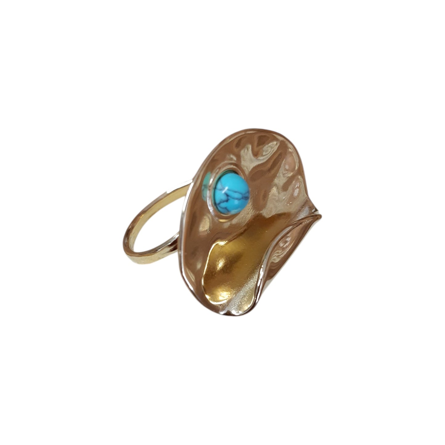 Bague Bohm Turquoise – Acier Inoxydable