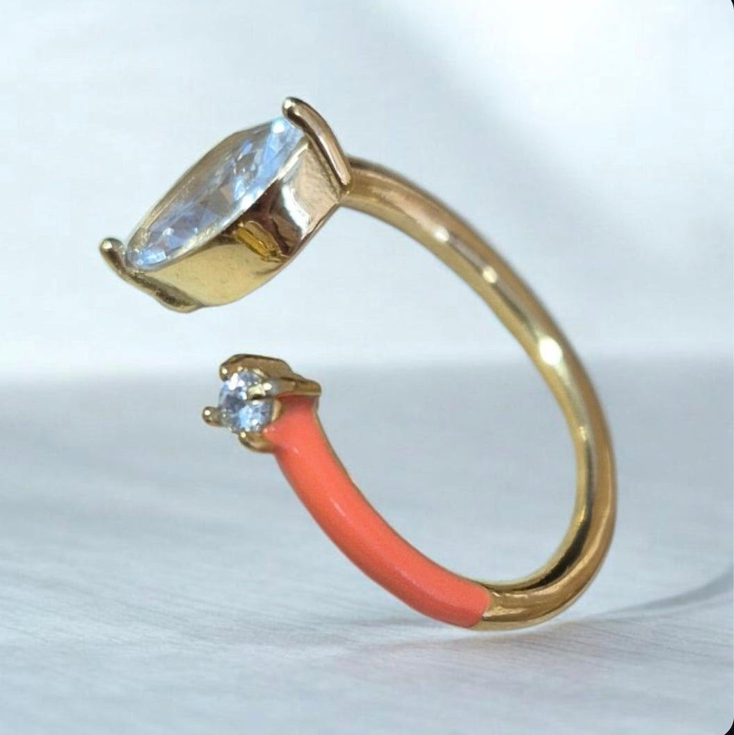 Bague Ouverte Bohm – Lumière & Élégance au Quotidien