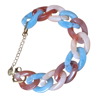 Bracelet Maillons Pastel – Élégance & Tendance ✨