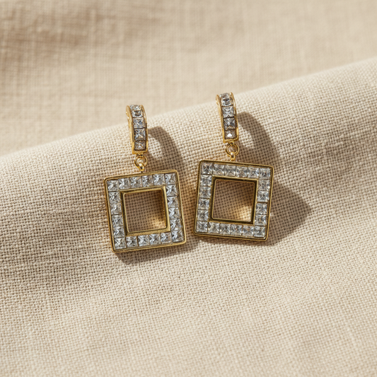 Boucles d'oreilles Bohm – Éclat Cristal