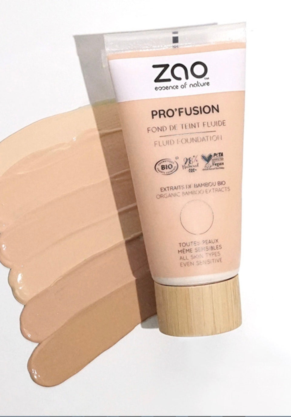 💫Fond de teint Fluide Pro'Fusion Zao💫
