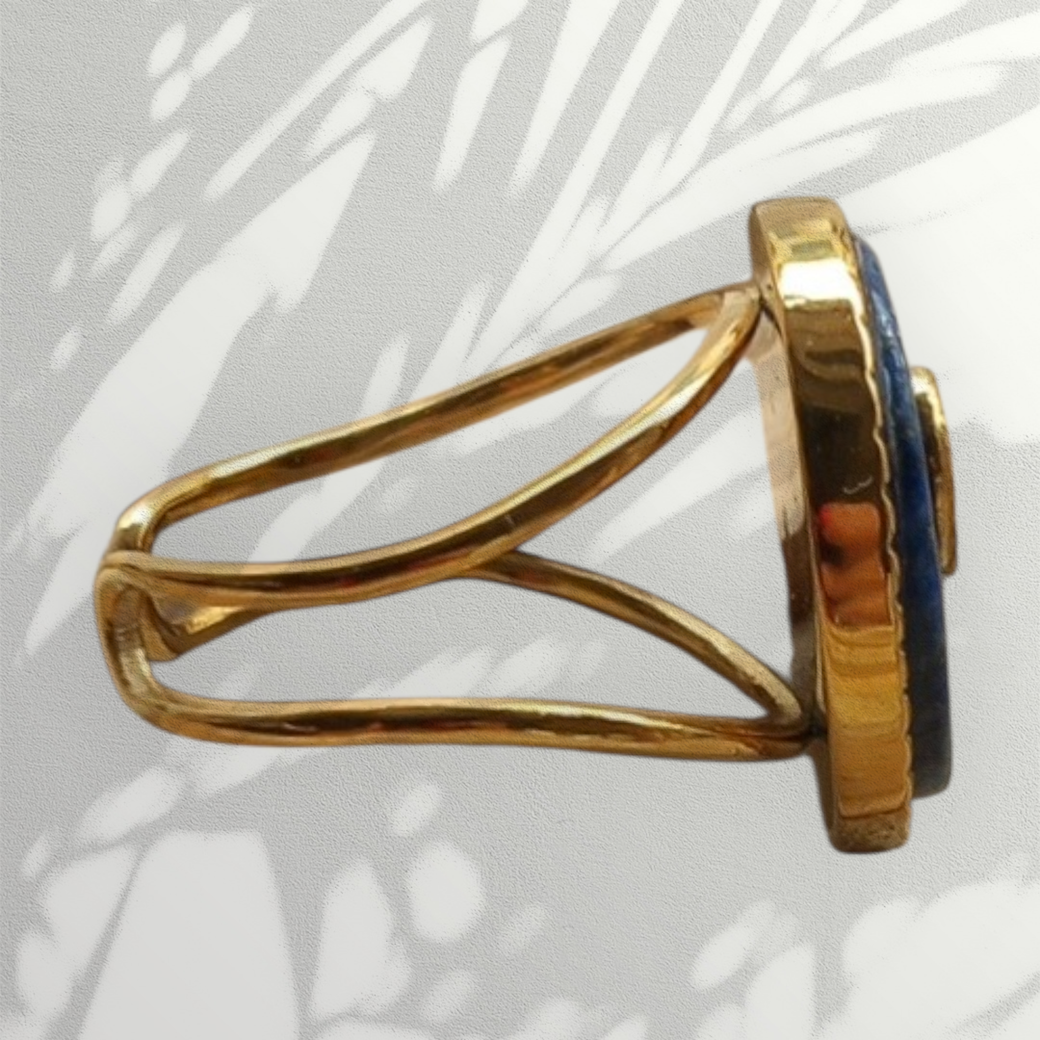 💙 Bague Bohm Pierre Bleue – Élégance Bohème Chic💙