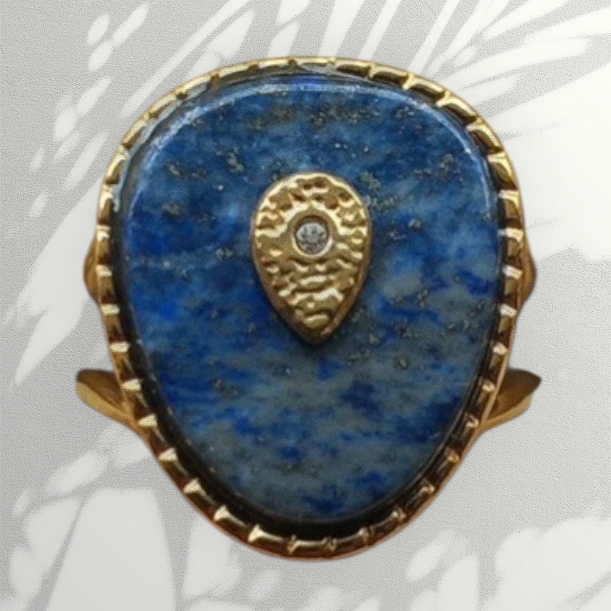 💙 Bague Bohm Pierre Bleue – Élégance Bohème Chic💙