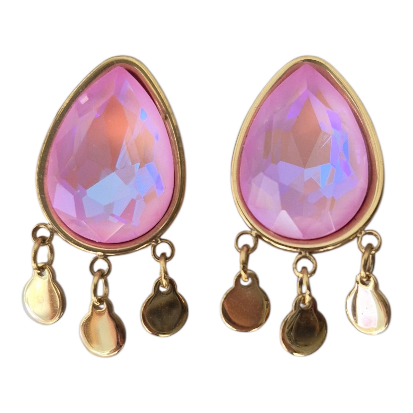 Boucles d’oreilles Éclat Rose – L’élégance bohème 💗